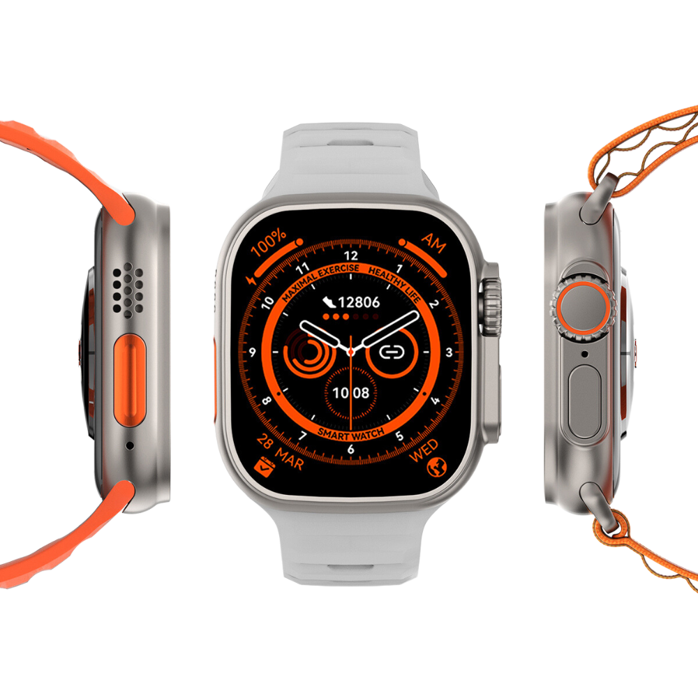 Kit Orologio Smart ULTRA 2.0 con 7 Cinturini e Cover IN OMAGGIO